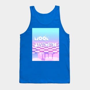 Moon Aesthetic Retro Colors Tank Top